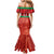 Custom Guadelope Football Mermaid Dress Basse Terre Red Style