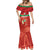 Custom Guadelope Football Mermaid Dress Basse Terre Red Style