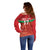 Custom Guadelope Football Off Shoulder Sweater Basse Terre Red Style
