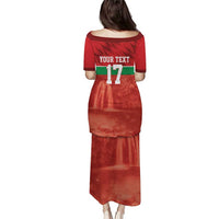 Custom Guadelope Football Puletasi Basse Terre Red Style