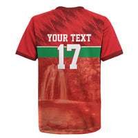 Custom Guadelope Football Rugby Jersey Basse Terre Red Style