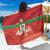 Custom Guadelope Football Sarong Basse Terre Red Style