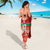 Custom Guadelope Football Sarong Basse Terre Red Style