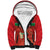 Custom Guadelope Football Sherpa Hoodie Basse Terre Red Style