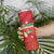 Custom Guadelope Football Skinny Tumbler Basse Terre Red Style