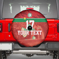 Custom Guadelope Football Spare Tire Cover Basse Terre Red Style