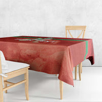 Custom Guadelope Football Tablecloth Basse Terre Red Style