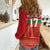 Custom Guadelope Football Women Casual Shirt Basse Terre Red Style