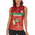Custom Guadelope Football Women Sleeveless Polo Shirt Basse Terre Red Style