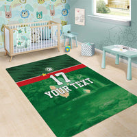 Custom Guadelope Football Area Rug Basse Terre Green Style
