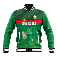 Custom Guadelope Football Baseball Jacket Basse Terre Green Style