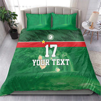 Custom Guadelope Football Bedding Set Basse Terre Green Style