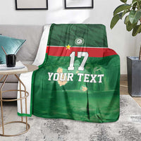 Custom Guadelope Football Blanket Basse Terre Green Style