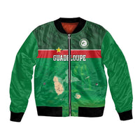 Custom Guadelope Football Bomber Jacket Basse Terre Green Style