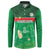 Custom Guadelope Football Button Sweatshirt Basse Terre Green Style