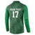 Custom Guadelope Football Button Sweatshirt Basse Terre Green Style