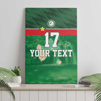 Custom Guadelope Football Canvas Wall Art Basse Terre Green Style