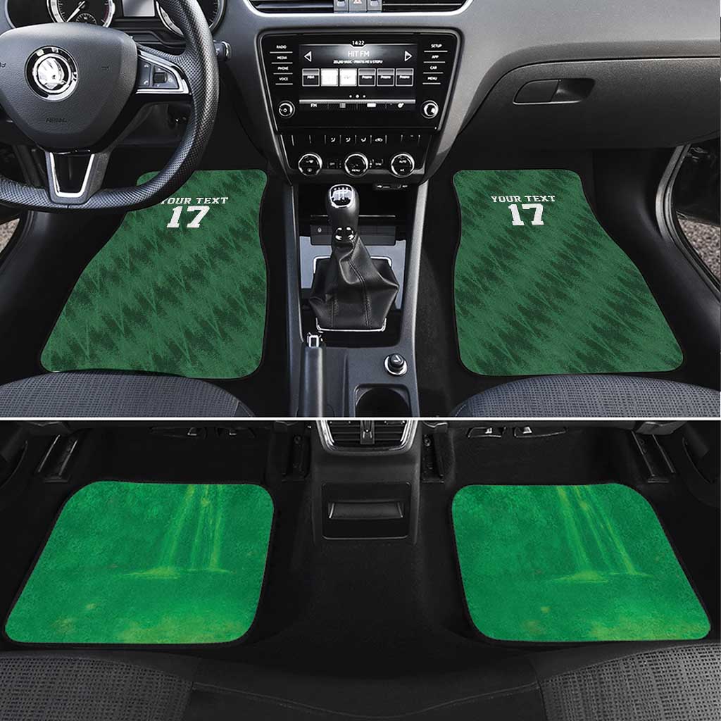 Custom Guadelope Football Car Mats Basse Terre Green Style