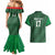 Custom Guadelope Football Couples Matching Mermaid Dress and Hawaiian Shirt Basse Terre Green Style