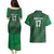 Custom Guadelope Football Couples Matching Puletasi and Hawaiian Shirt Basse Terre Green Style