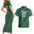 Custom Guadelope Football Couples Matching Short Sleeve Bodycon Dress and Hawaiian Shirt Basse Terre Green Style
