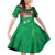 Custom Guadelope Football Family Matching Off Shoulder Short Dress and Hawaiian Shirt Basse Terre Green Style
