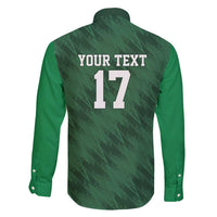 Custom Guadelope Football Family Matching Puletasi and Hawaiian Shirt Basse Terre Green Style