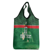 Custom Guadelope Football Grocery Bag Basse Terre Green Style