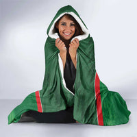 Custom Guadelope Football Hooded Blanket Basse Terre Green Style