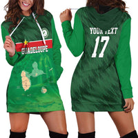Custom Guadelope Football Hoodie Dress Basse Terre Green Style