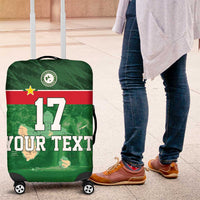 Custom Guadelope Football Luggage Cover Basse Terre Green Style