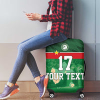 Custom Guadelope Football Luggage Cover Basse Terre Green Style