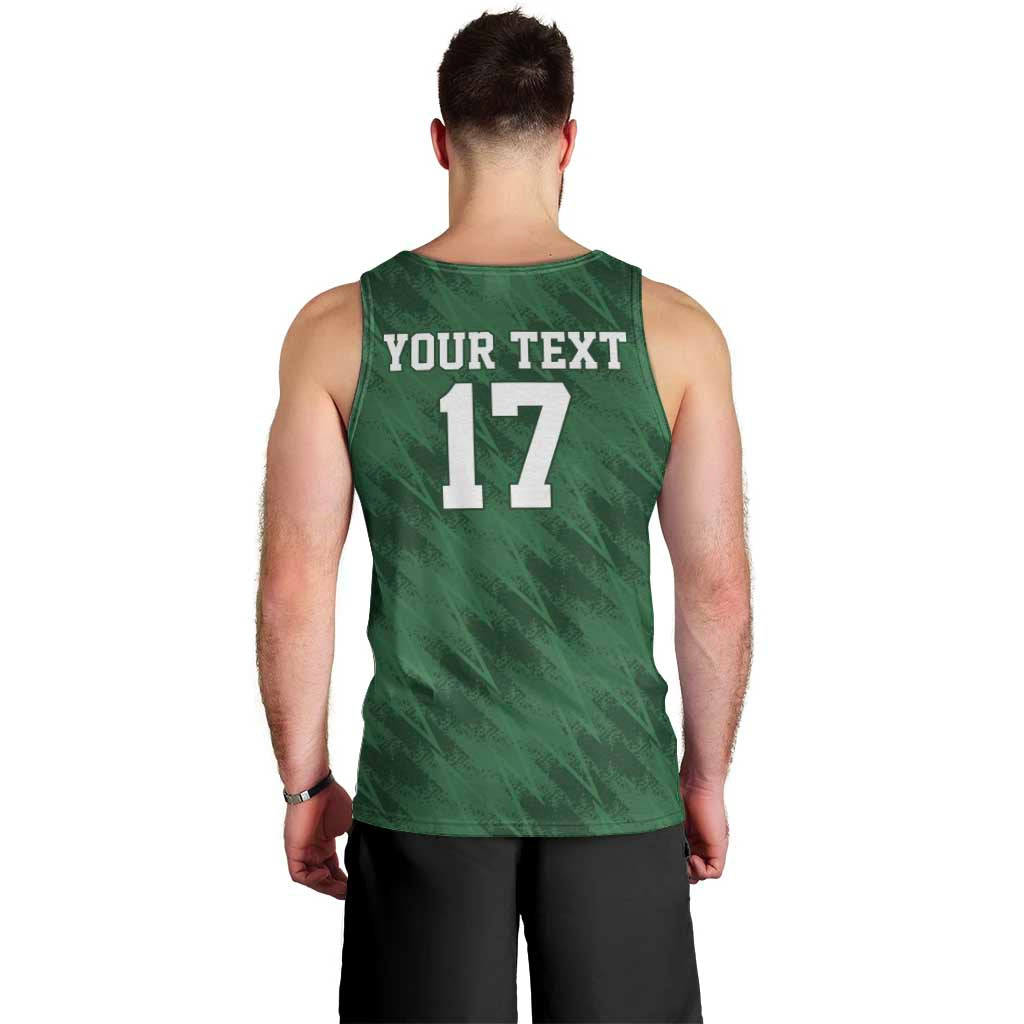 Custom Guadelope Football Men Tank Top Basse Terre Green Style