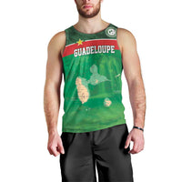 Custom Guadelope Football Men Tank Top Basse Terre Green Style