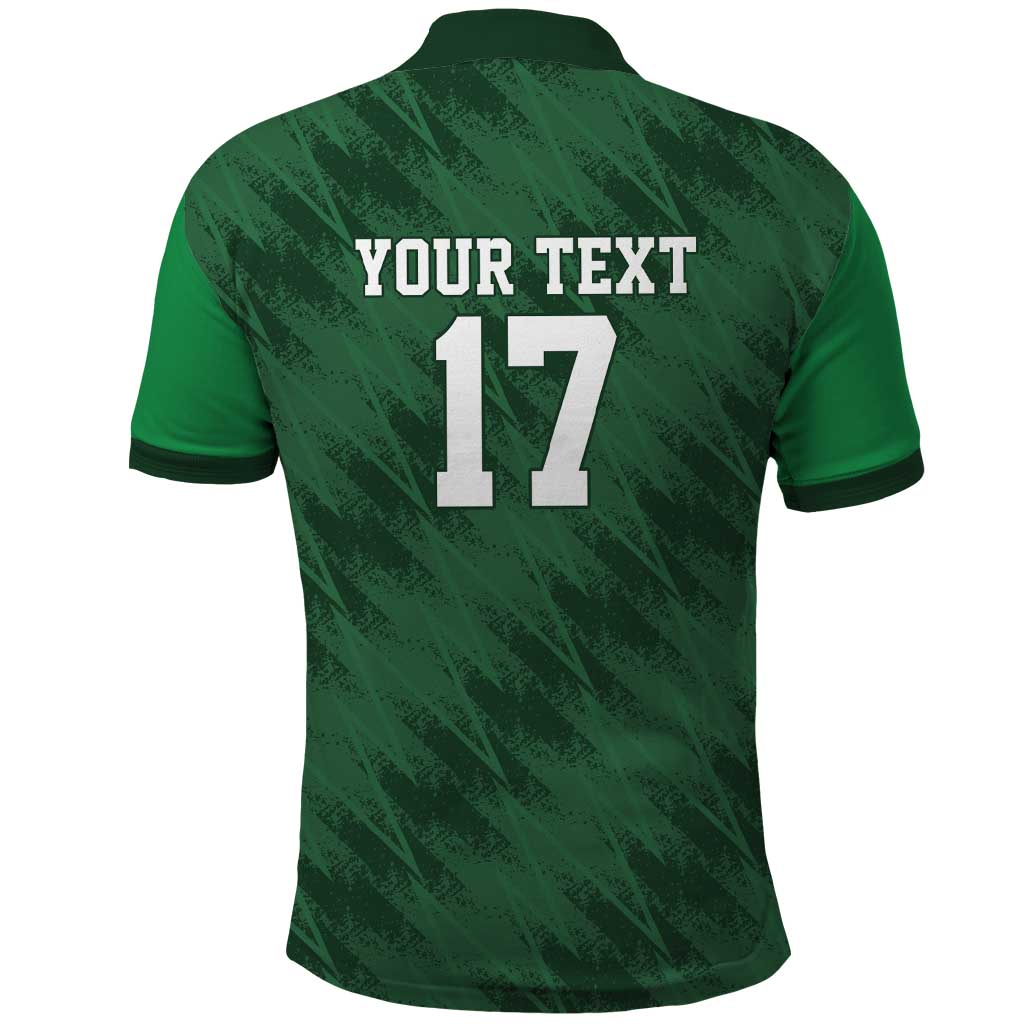 Custom Guadelope Football Polo Shirt Basse Terre Green Style