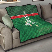 Custom Guadelope Football Quilt Basse Terre Green Style