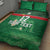 Custom Guadelope Football Quilt Bed Set Basse Terre Green Style