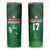 Custom Guadelope Football Skinny Tumbler Basse Terre Green Style