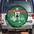 Custom Guadelope Football Spare Tire Cover Basse Terre Green Style