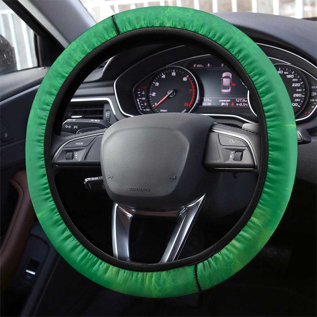 Guadelope Football Steering Wheel Cover Basse Terre Green Style