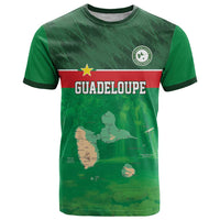 Custom Guadelope Football T Shirt Basse Terre Green Style