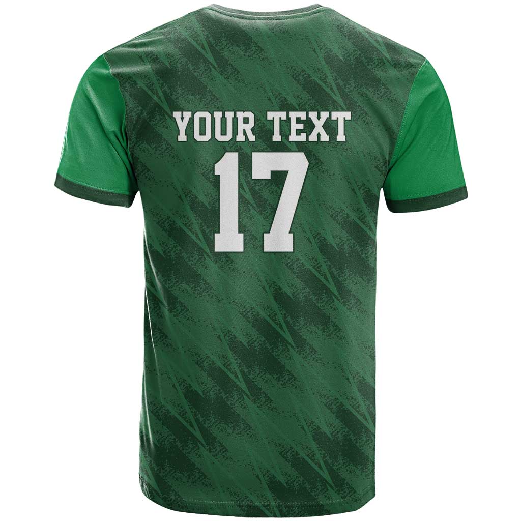 Custom Guadelope Football T Shirt Basse Terre Green Style