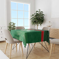 Custom Guadelope Football Tablecloth Basse Terre Green Style