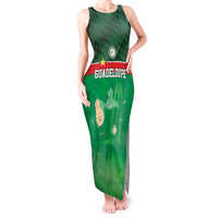 Custom Guadelope Football Tank Maxi Dress Basse Terre Green Style