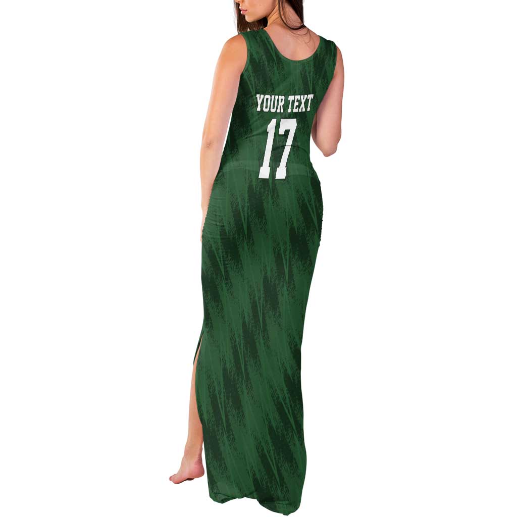 Custom Guadelope Football Tank Maxi Dress Basse Terre Green Style