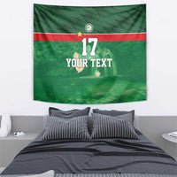Custom Guadelope Football Tapestry Basse Terre Green Style