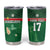 Custom Guadelope Football Tumbler Cup Basse Terre Green Style