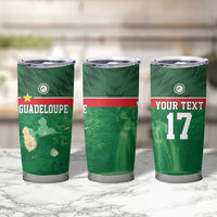 Custom Guadelope Football Tumbler Cup Basse Terre Green Style