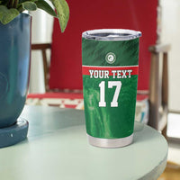Custom Guadelope Football Tumbler Cup Basse Terre Green Style
