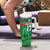 Custom Guadelope Football Tumbler With Handle Basse Terre Green Style